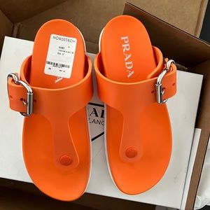 Prada thong sandals 37